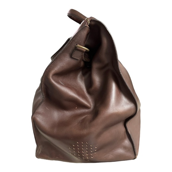 Ports 1961 Brown  Leather Travel Bag - Picture 3 of 10